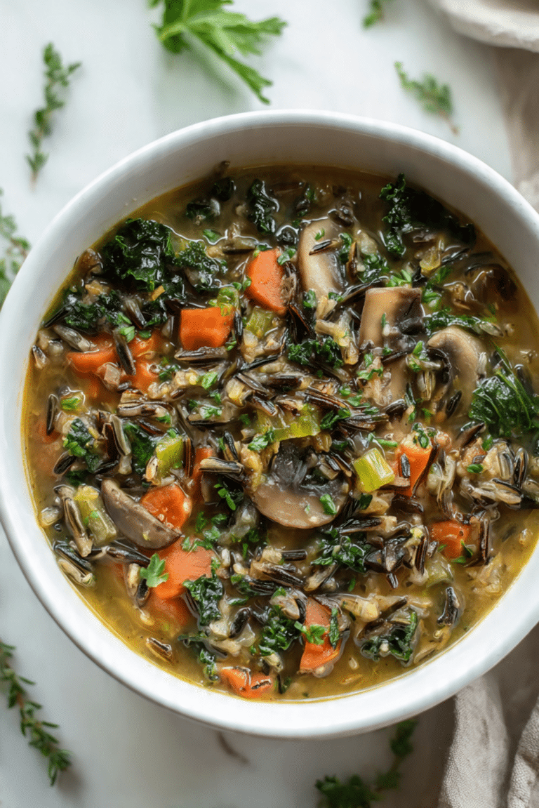 Instant Pot Wild Rice Soup