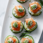 Smoked Salmon Cucumber Appetizers