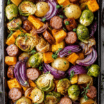 Autumn Sheet Pan Sausage & Veggies
