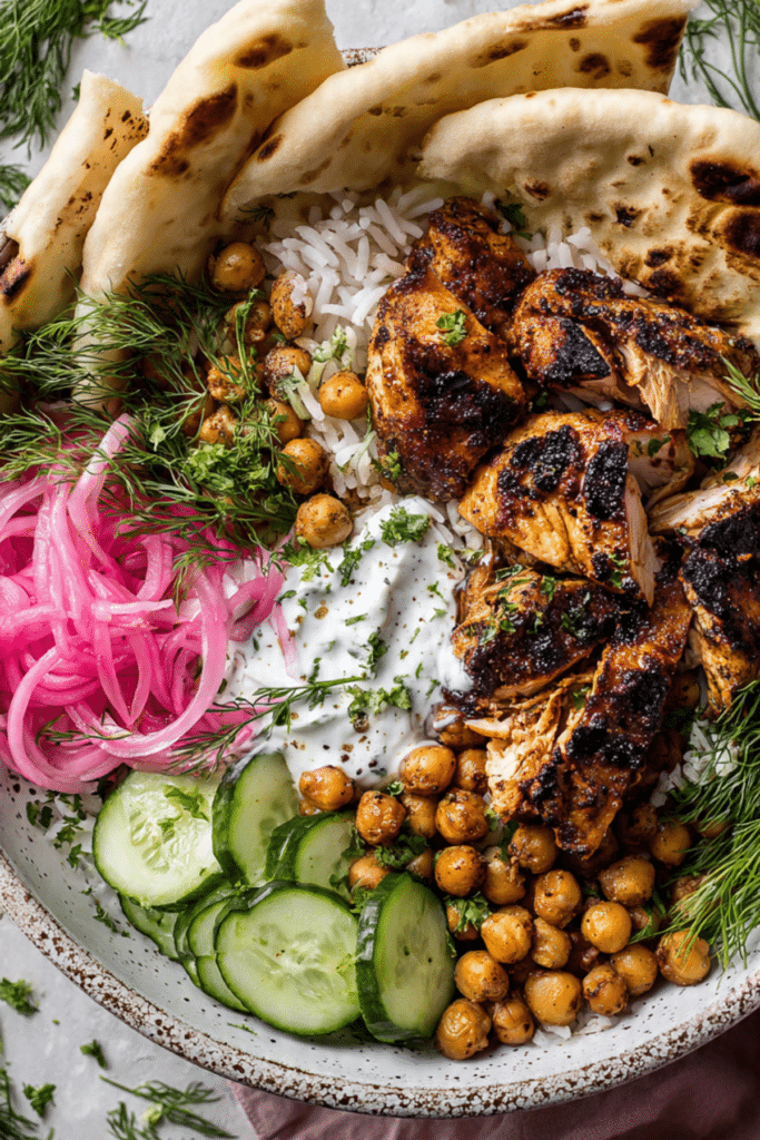 Chicken Tikka Kebab Bowls