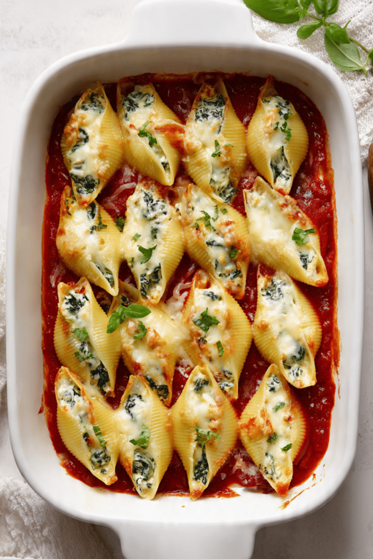 Christmas Stuffed Shells Recipe