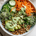 Green Goddess Bowls with Farro & Pepita Lime Sauce