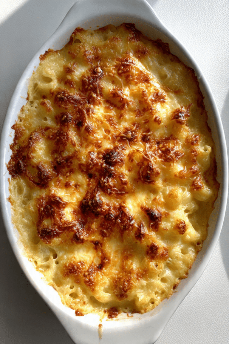 Five Cheese Baked Mac & Cheese Recipe