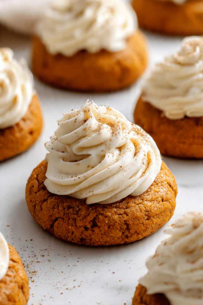 Crumbl Pumpkin Cake Cookies