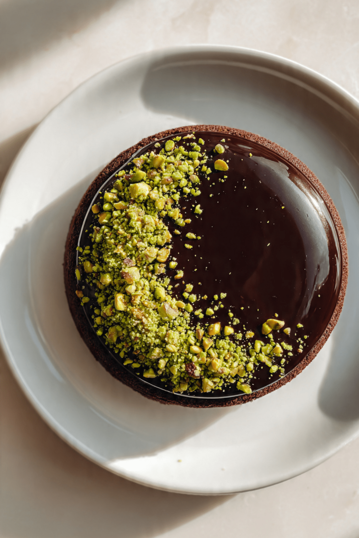 Dubai Chocolate Cake With Pistachio & Ganache