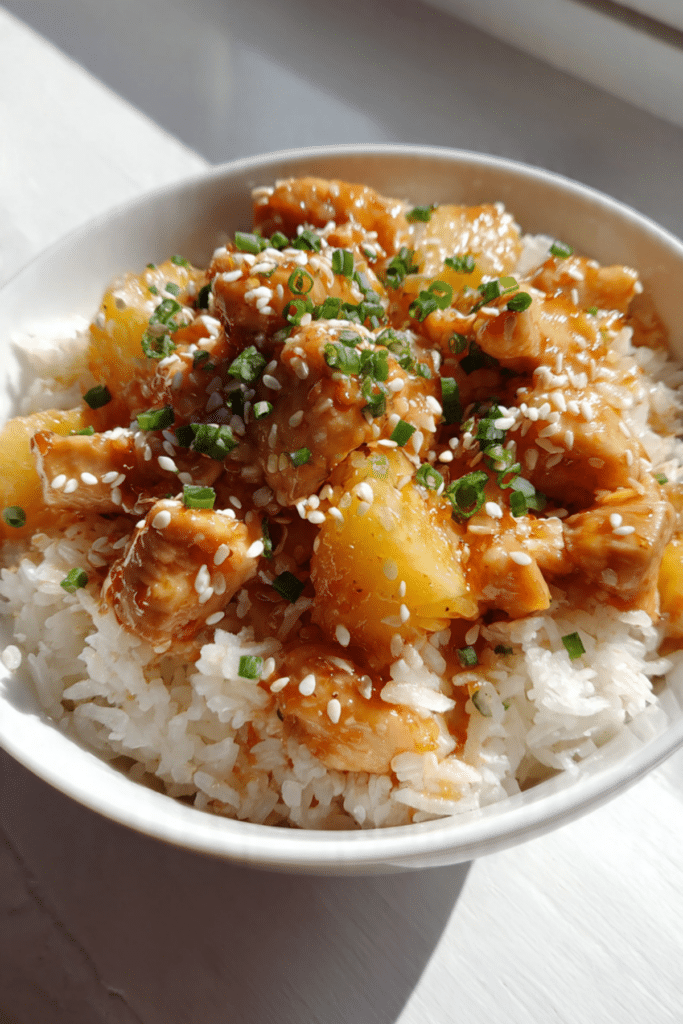 Pineapple Chicken and Rice Recipe