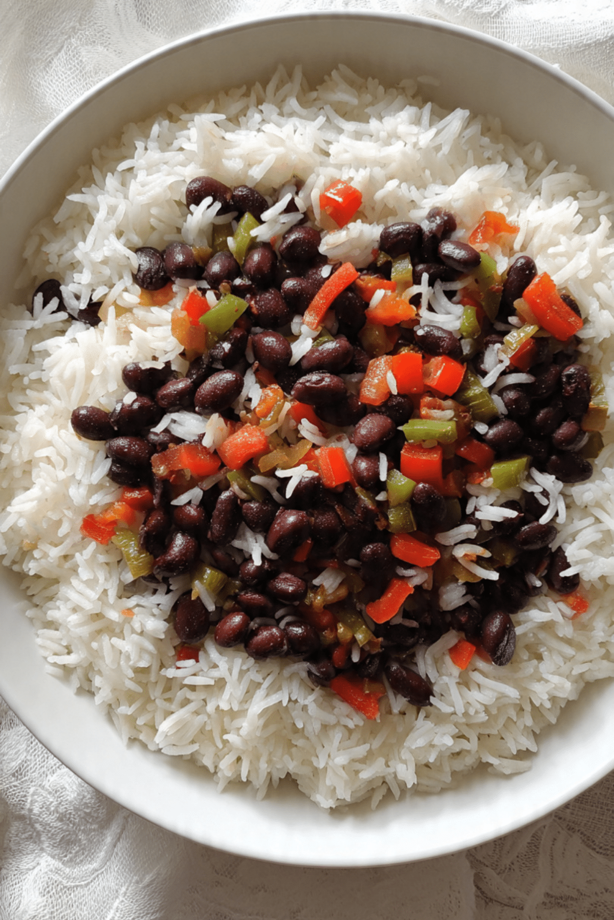 Moros y Cristianos (Cuban Rice & Black Beans)