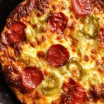 Pepperoni and Pickled Pepper Pan Pizza