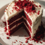 Southern Style Red Velvet Cake With Cream Cheese Frosting