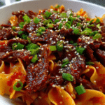 Szechuan Beef Pasta