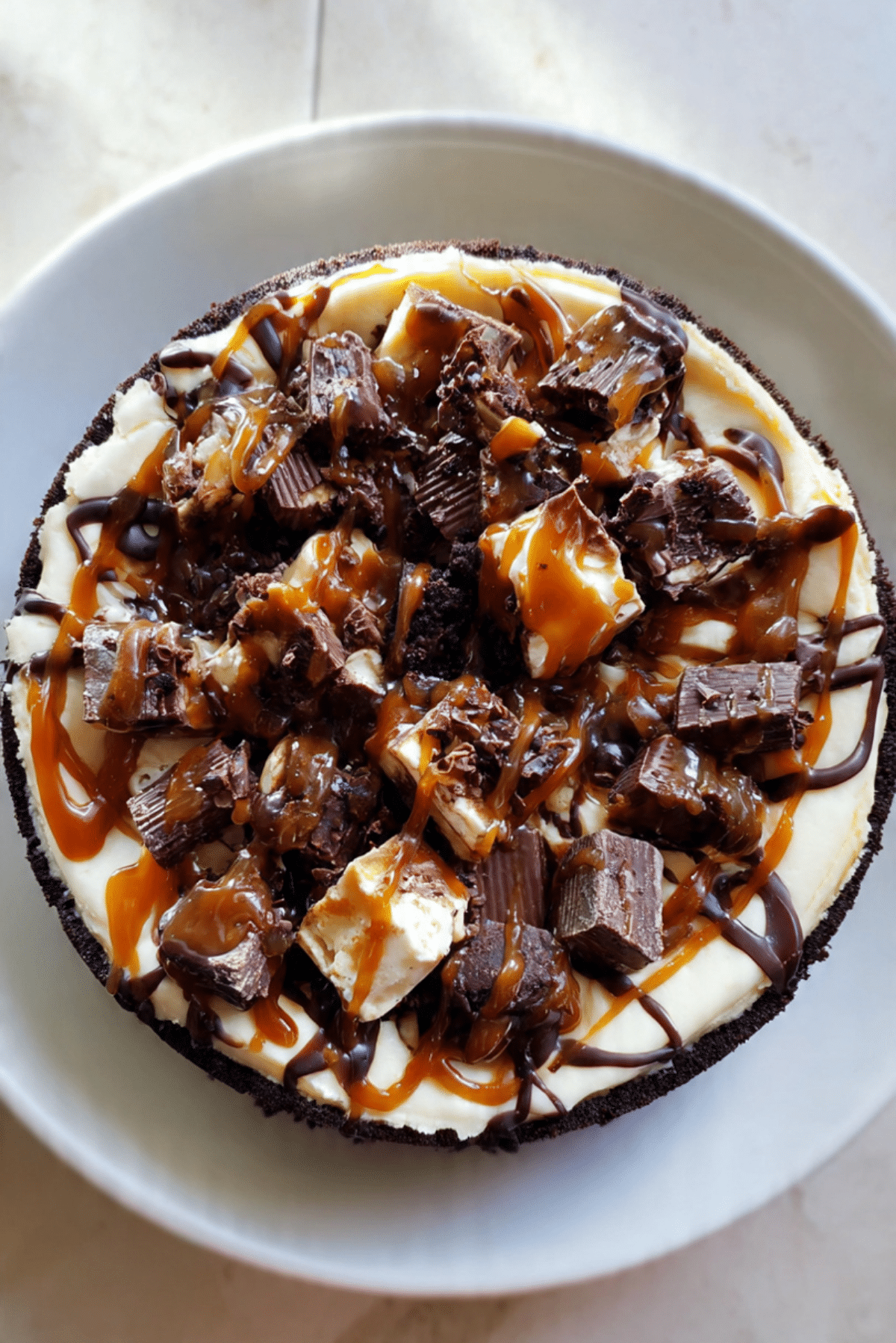 Caramel Brownie Cheesecake