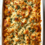 Pasta Bake with Pumpkin Tomato Sauce