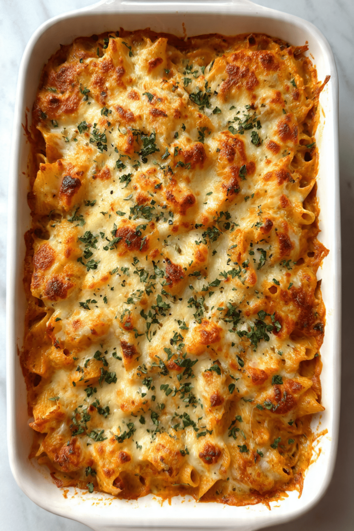 Pasta Bake with Pumpkin Tomato Sauce
