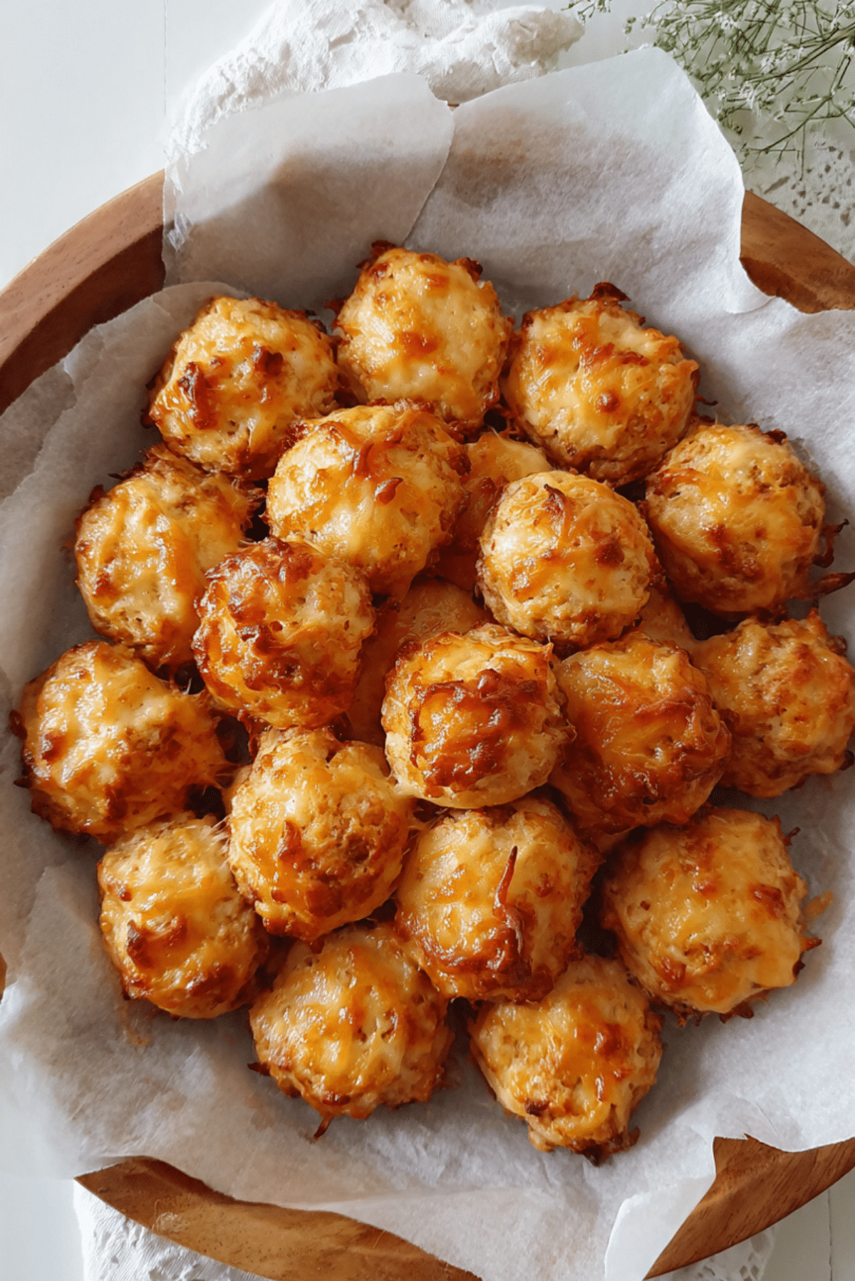 Cheesy Sausage Balls