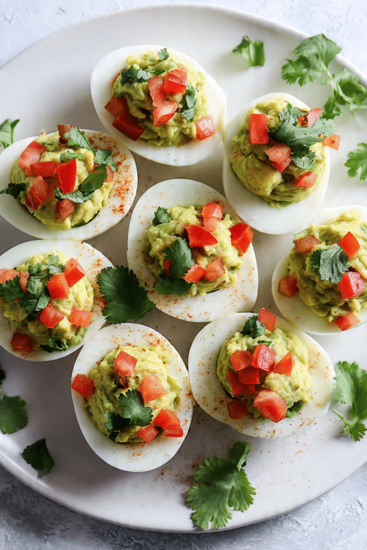 Guacamole Deviled Eggs