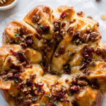 Cranberry-Pecan Baked Brie Pull-Apart Bread