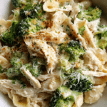 Creamy Rotisserie Chicken Broccoli Pasta Recipe