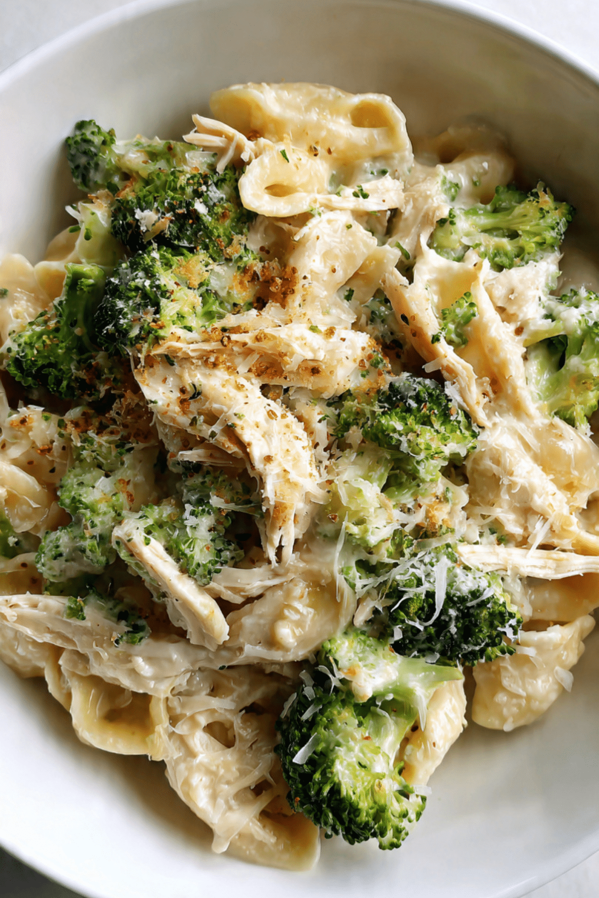 Creamy Rotisserie Chicken Broccoli Pasta Recipe