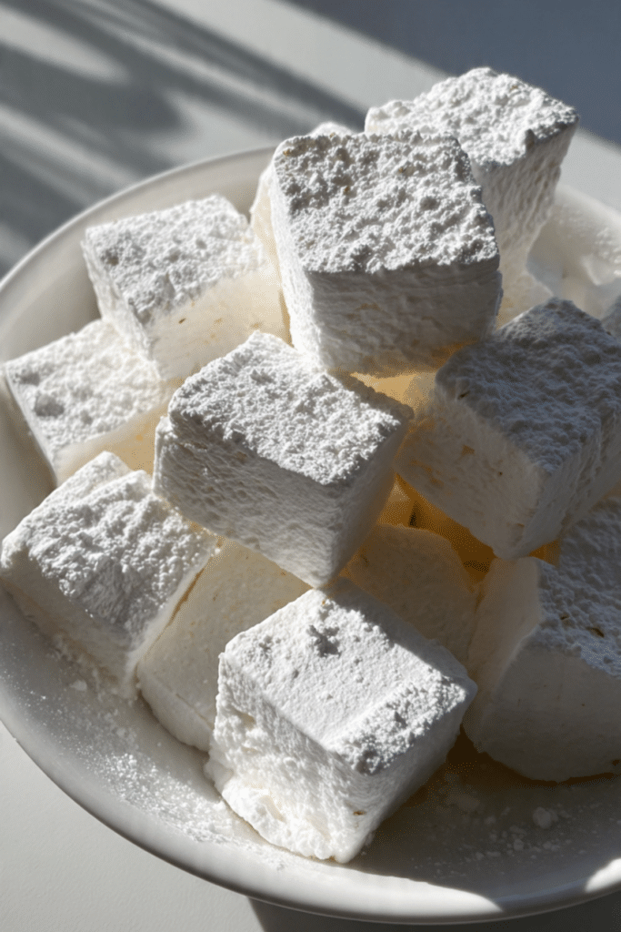 Pillowy-Soft Homemade Lime Marshmallows