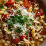 Crockpot Chicken Parmesan Soup Recipe