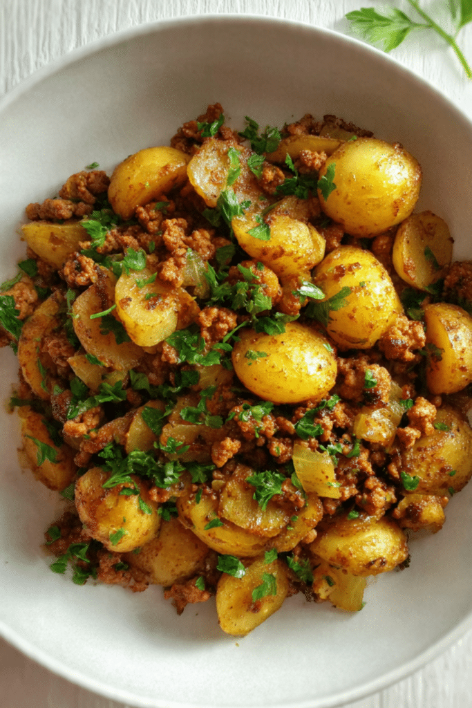 Ground Turkey with Potatoes