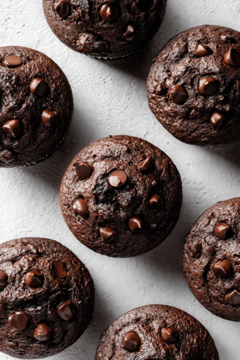 Double Chocolate Espresso Muffins
