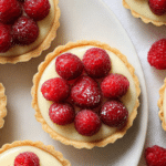 Raspberry White Chocolate Tartlets