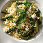 Orzo with Asparagus & Feta Recipe