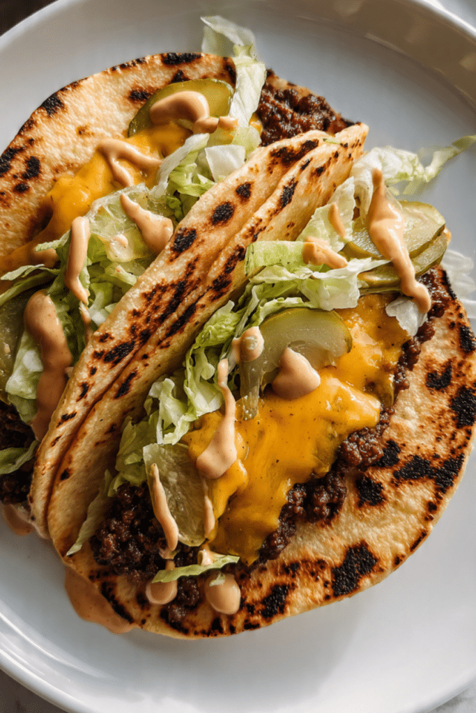 Smash Burger Tacos Recipe