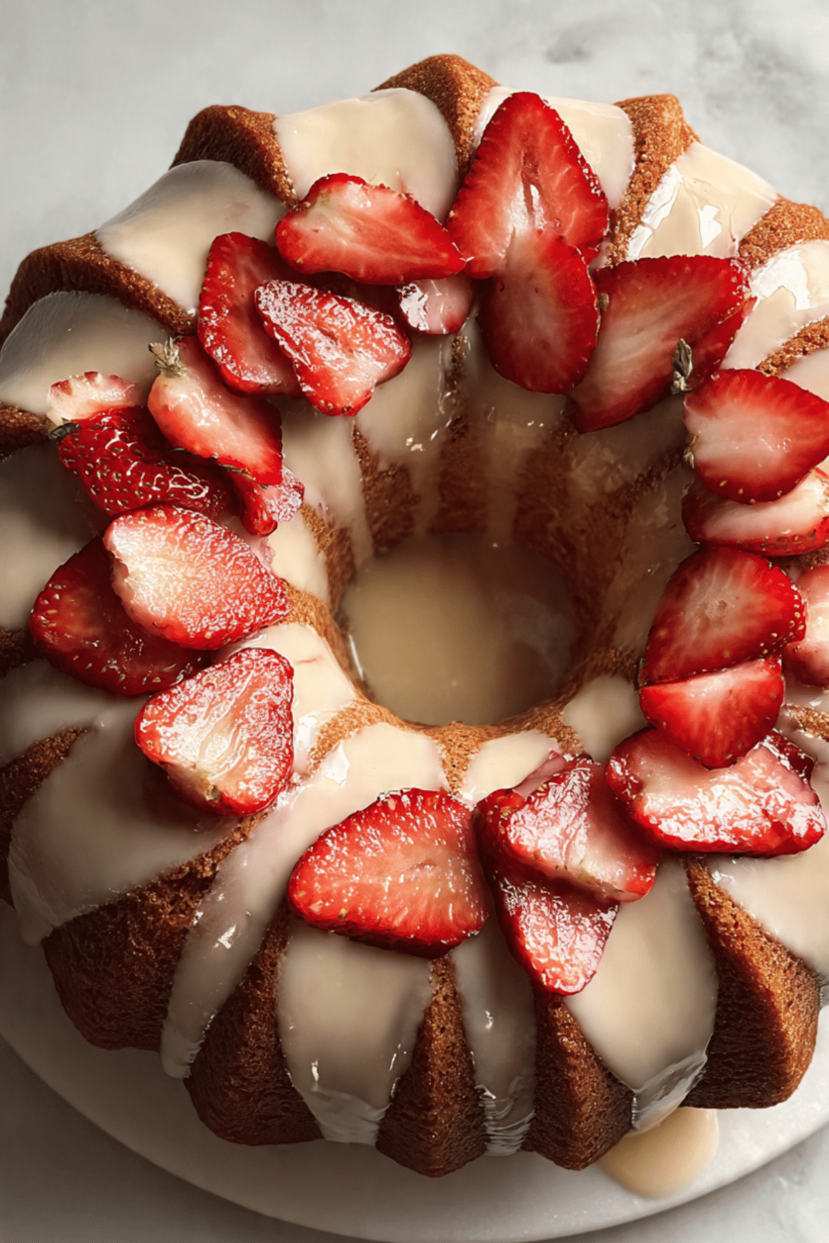 Strawberry Milkshake Pound Cake Recipe
