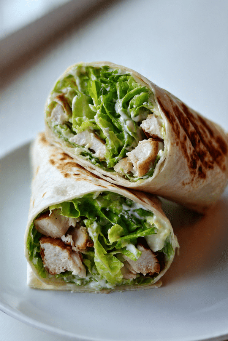 Chicken Caesar Wrap Recipe
