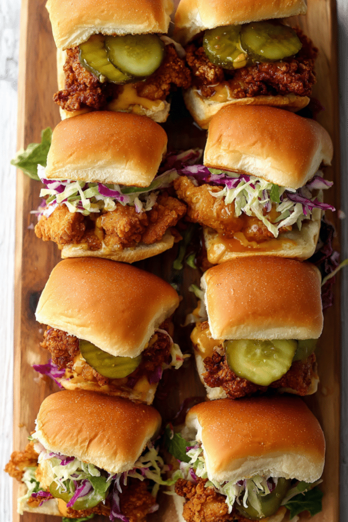 Hot Honey Chicken Sliders