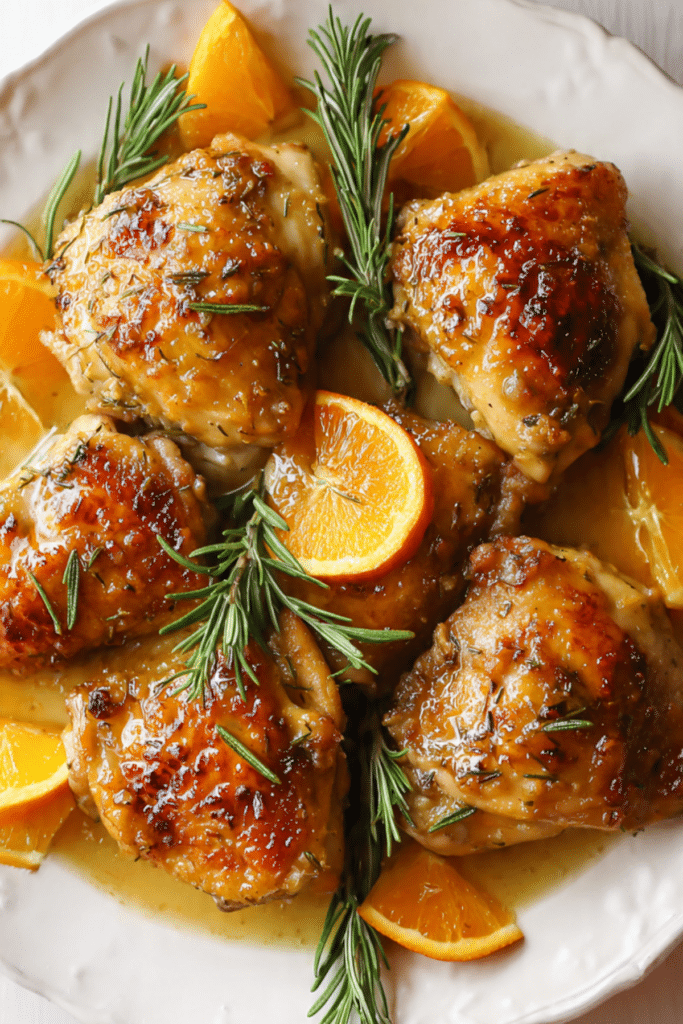Winter Citrus Chicken with Rosemary & Honey
