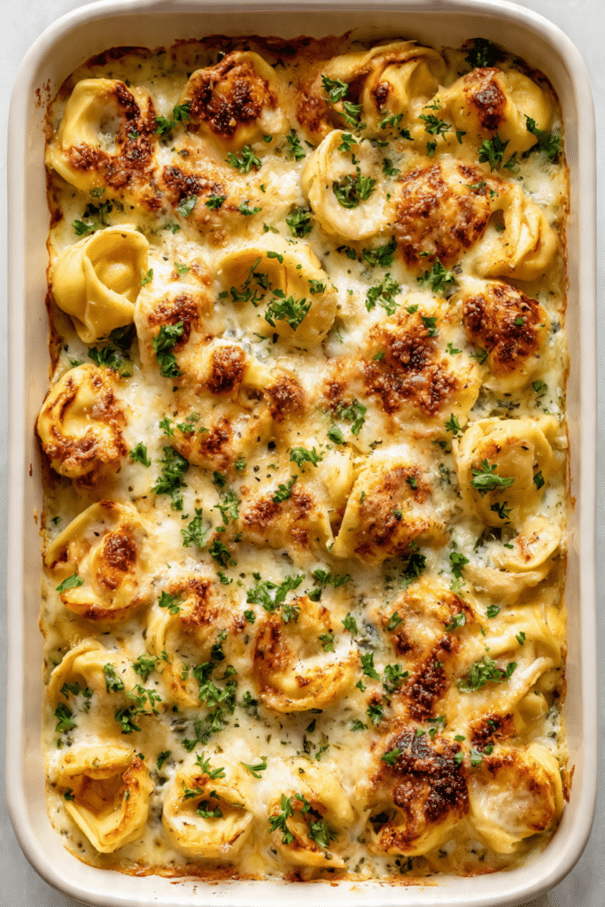 Gorgonzola Tortellini Casserole