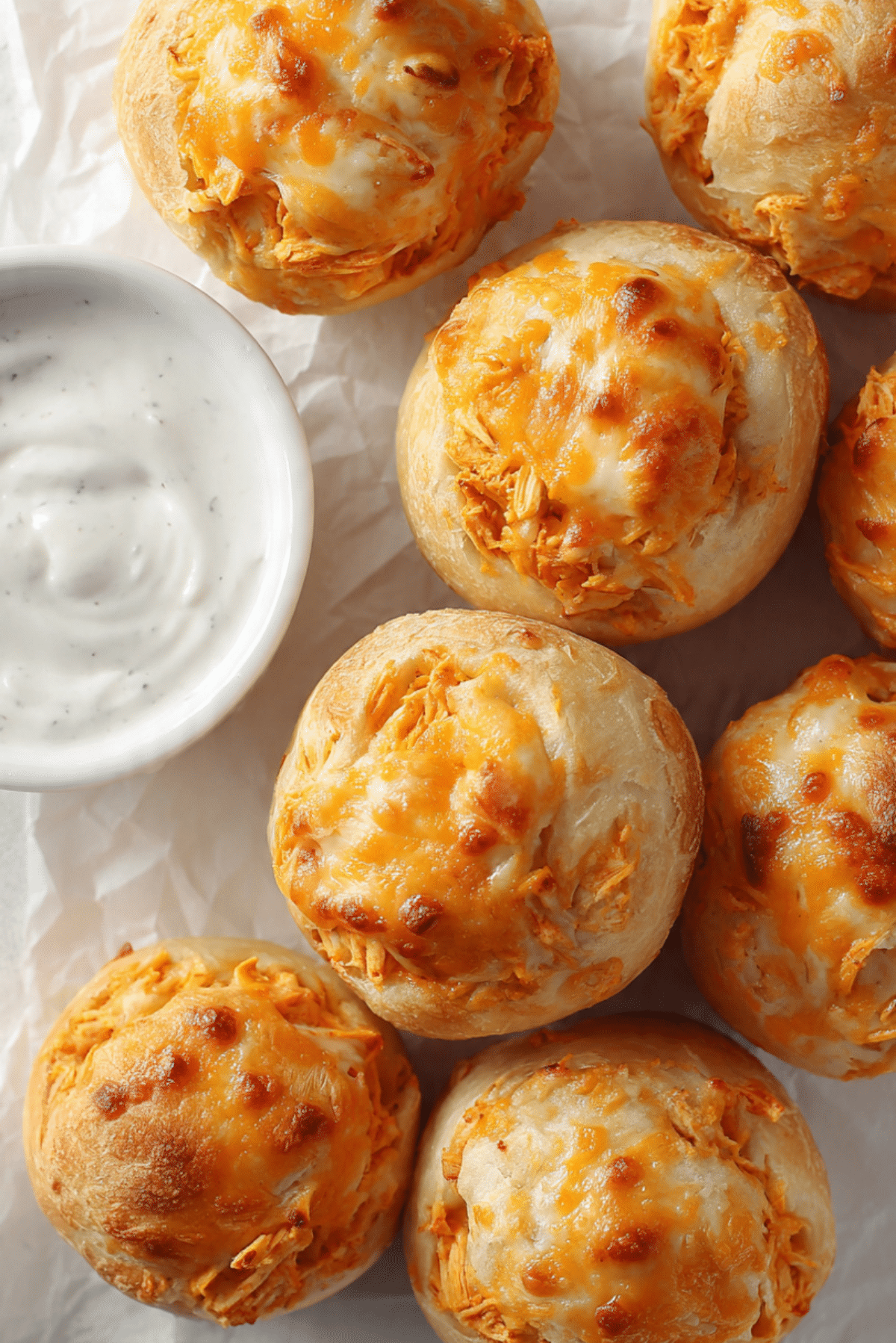 Cheesy Buffalo Ranch Chicken Bombs Recipe