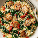 One-Pan Chicken Sausage Orzo