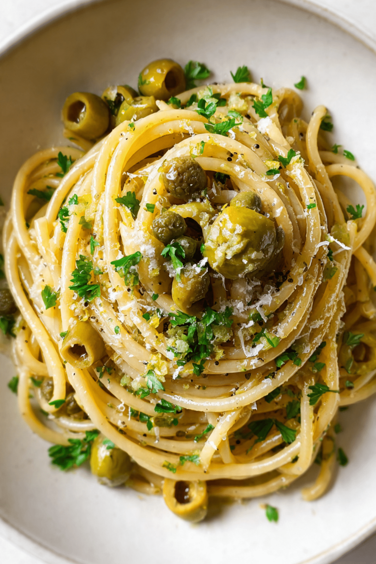 Dirty Martini Spaghetti