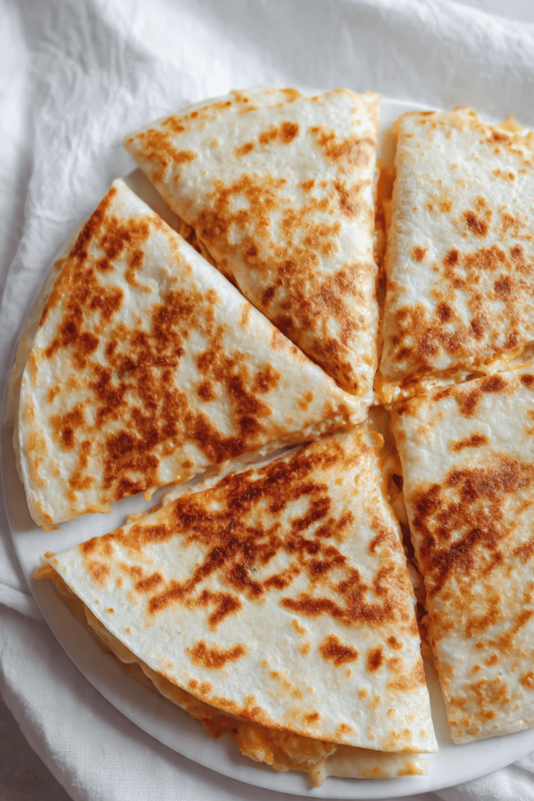 High Protein Chicken Ranch Quesadilla