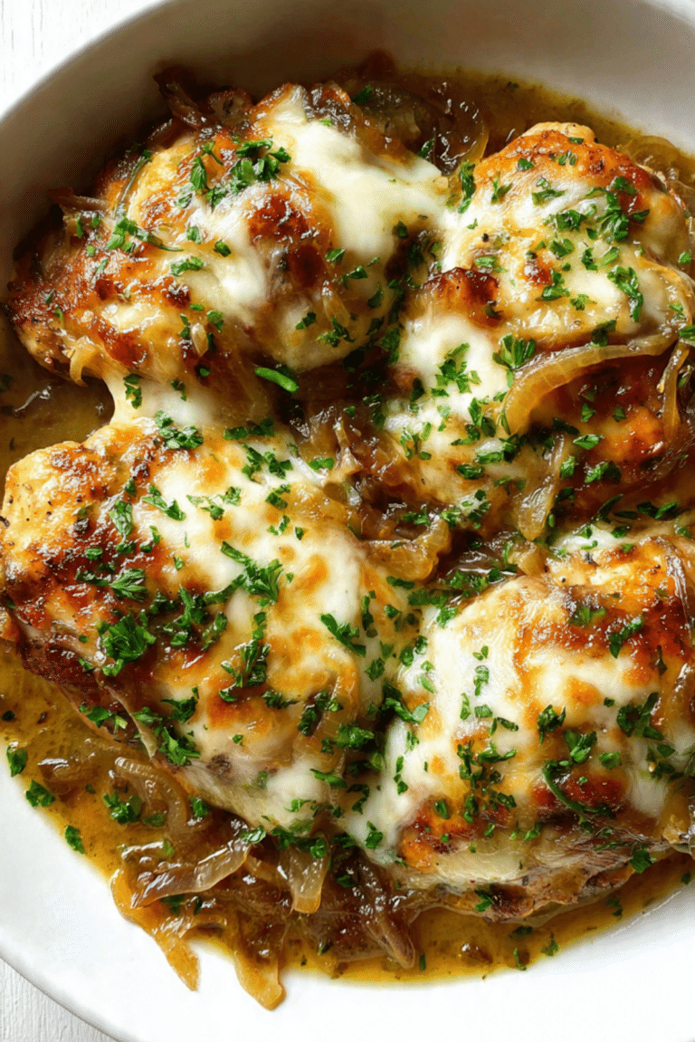 French Onion Chicken Crockpot