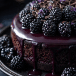 Blackberry Velvet Gothic Cake