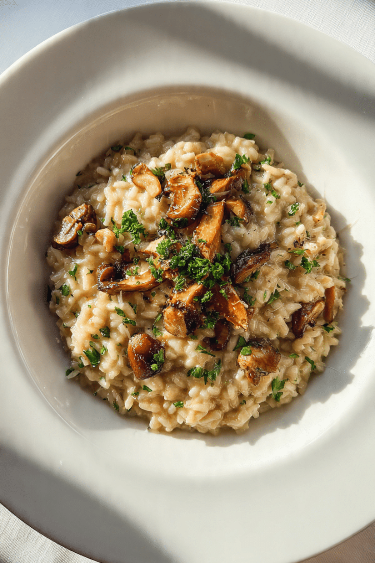 Creamy Mushroom Risotto