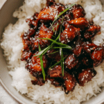 Sticky Chicken Rice Bowls