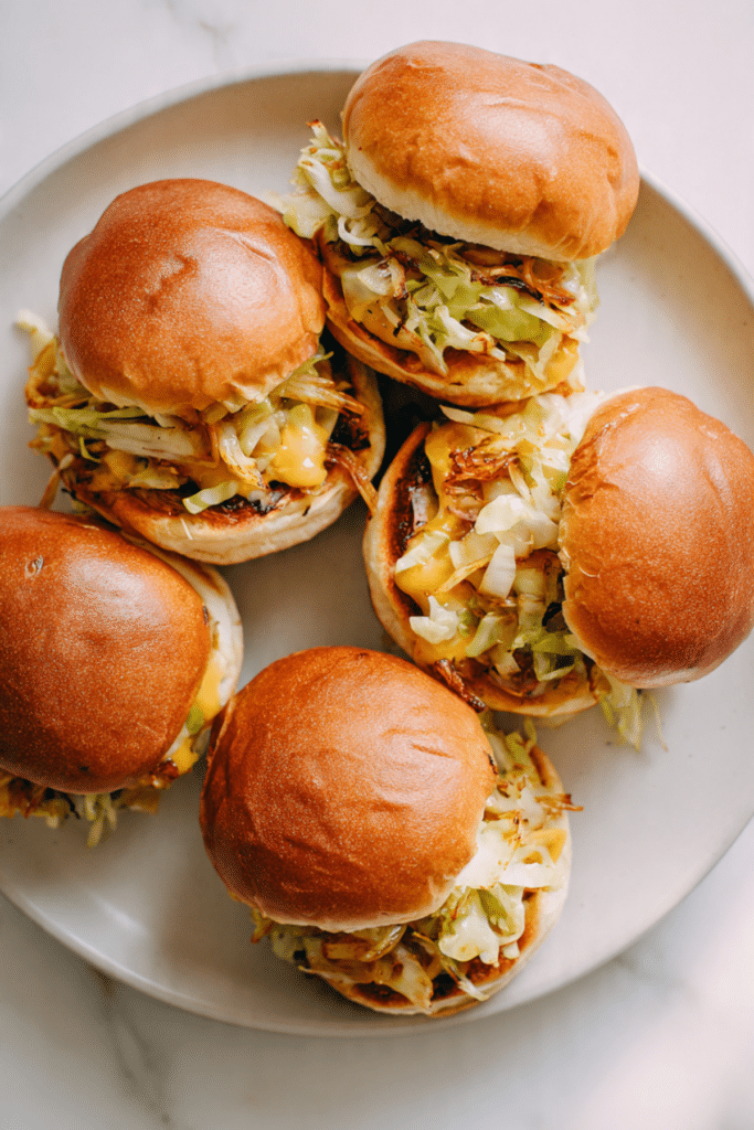 Oven-Baked Cabbage Burgers