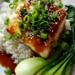 Ginger Soy Glazed Halibut Recipe