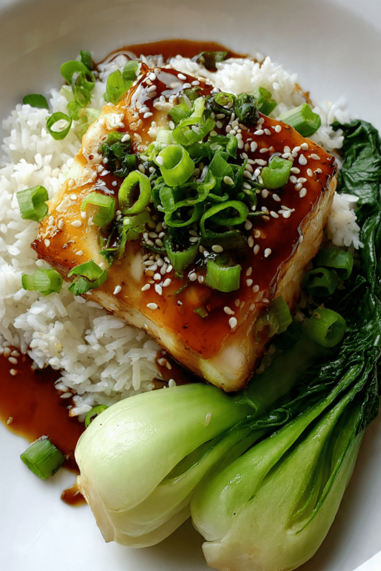 Ginger Soy Glazed Halibut Recipe
