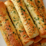 Keto Garlic Butter Breadsticks
