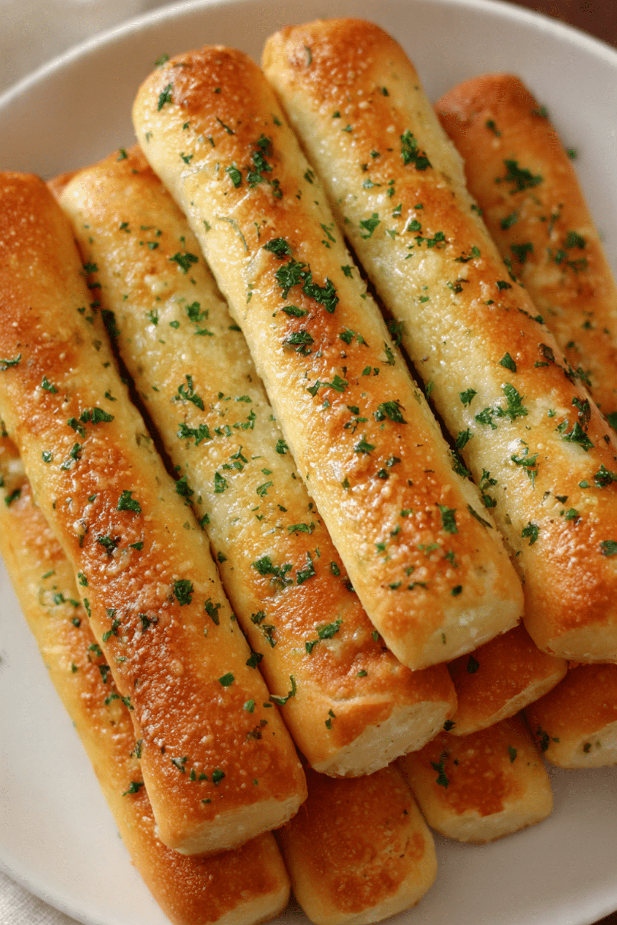 Keto Garlic Butter Breadsticks