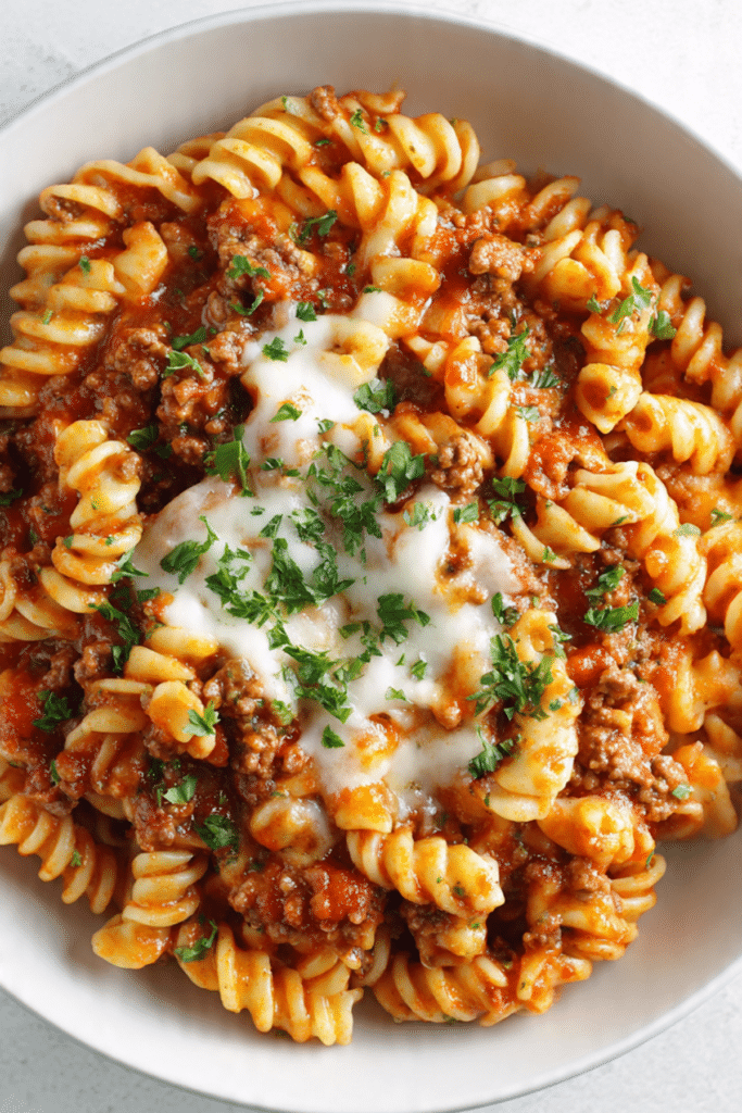 Crockpot Ground Beef Pasta Recipe