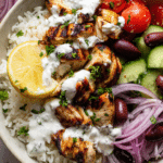 Mediterranean Lemon Chicken Bowls