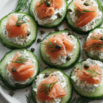 Smoked Salmon Cucumber Rounds